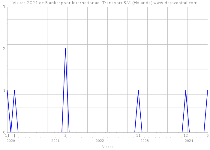 Visitas 2024 de Blankespoor Internationaal Transport B.V. (Holanda) 