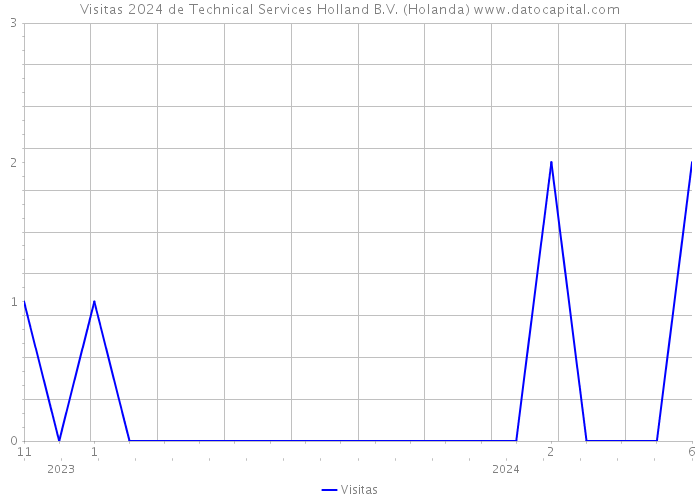 Visitas 2024 de Technical Services Holland B.V. (Holanda) 
