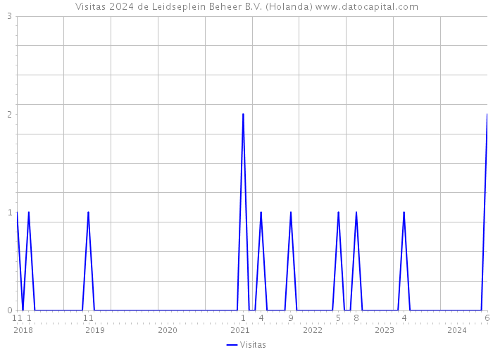 Visitas 2024 de Leidseplein Beheer B.V. (Holanda) 