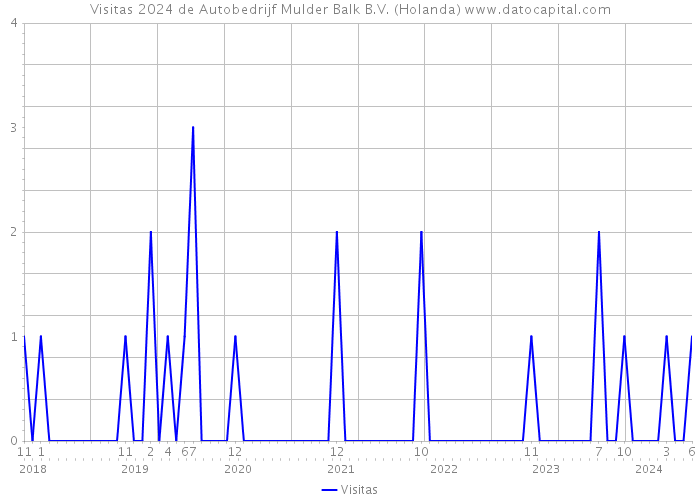 Visitas 2024 de Autobedrijf Mulder Balk B.V. (Holanda) 