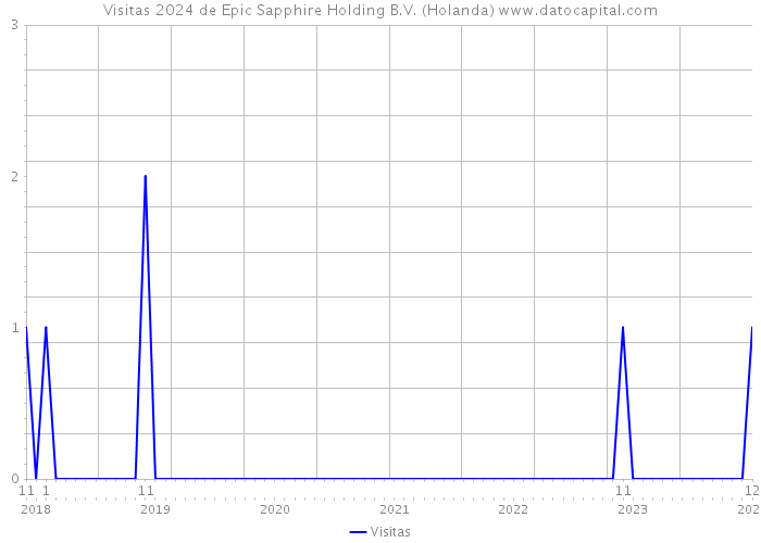 Visitas 2024 de Epic Sapphire Holding B.V. (Holanda) 