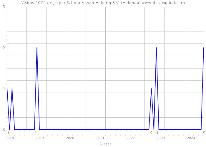 Visitas 2024 de Jasper Schoonhoven Holding B.V. (Holanda) 