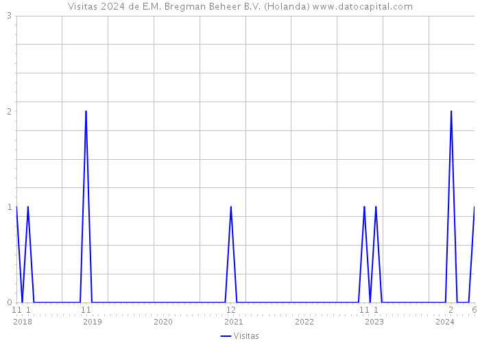 Visitas 2024 de E.M. Bregman Beheer B.V. (Holanda) 