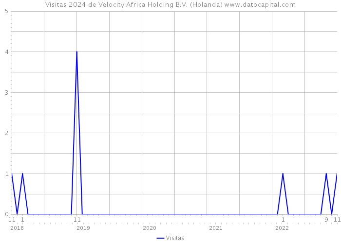 Visitas 2024 de Velocity Africa Holding B.V. (Holanda) 