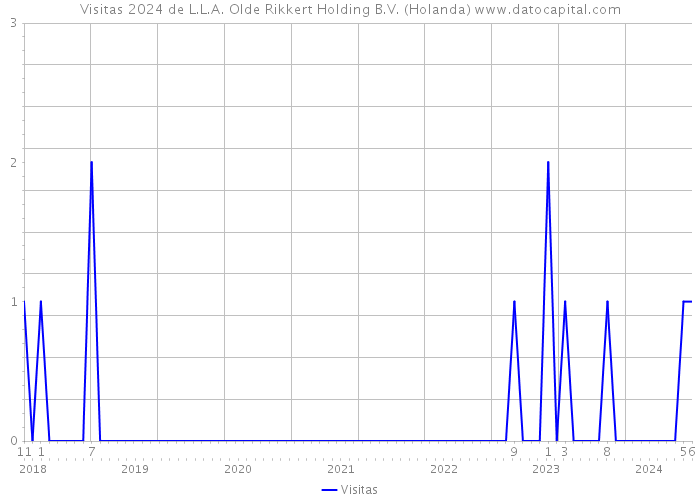 Visitas 2024 de L.L.A. Olde Rikkert Holding B.V. (Holanda) 