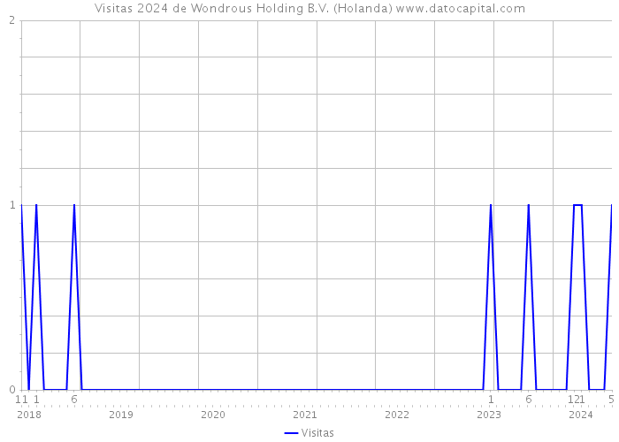 Visitas 2024 de Wondrous Holding B.V. (Holanda) 