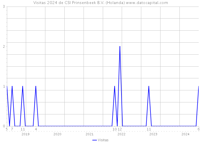 Visitas 2024 de CSI Prinsenbeek B.V. (Holanda) 