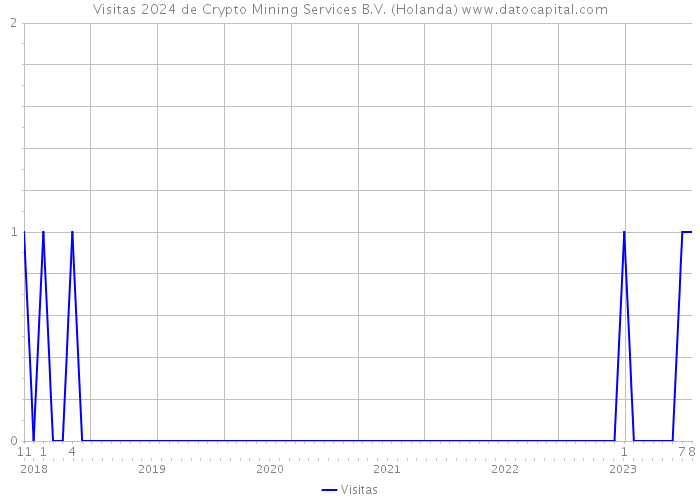 Visitas 2024 de Crypto Mining Services B.V. (Holanda) 