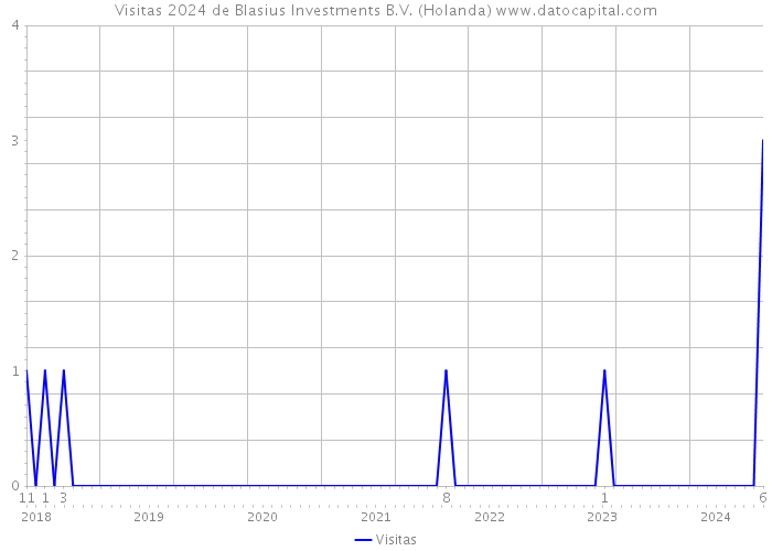 Visitas 2024 de Blasius Investments B.V. (Holanda) 