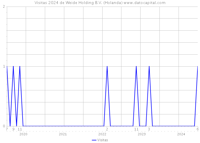 Visitas 2024 de Weide Holding B.V. (Holanda) 