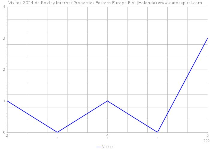 Visitas 2024 de Roxley Internet Properties Eastern Europe B.V. (Holanda) 