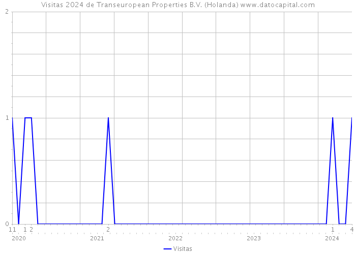 Visitas 2024 de Transeuropean Properties B.V. (Holanda) 