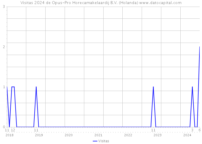 Visitas 2024 de Opus-Pro Horecamakelaardij B.V. (Holanda) 