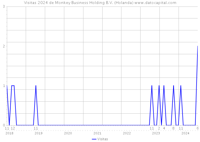 Visitas 2024 de Monkey Business Holding B.V. (Holanda) 