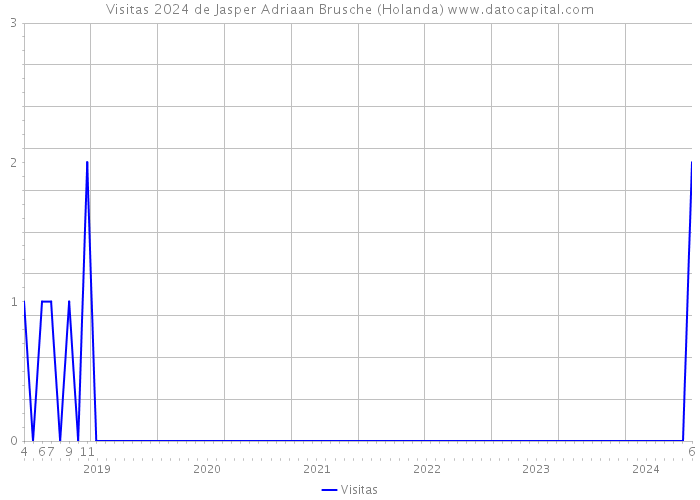 Visitas 2024 de Jasper Adriaan Brusche (Holanda) 