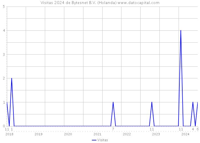 Visitas 2024 de Bytesnet B.V. (Holanda) 