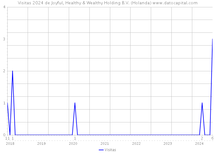 Visitas 2024 de Joyful, Healthy & Wealthy Holding B.V. (Holanda) 