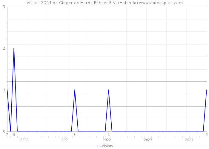 Visitas 2024 de Ginger de Horde Beheer B.V. (Holanda) 