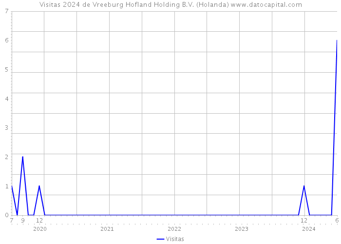 Visitas 2024 de Vreeburg Hofland Holding B.V. (Holanda) 