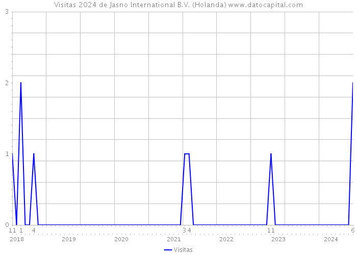 Visitas 2024 de Jasno International B.V. (Holanda) 