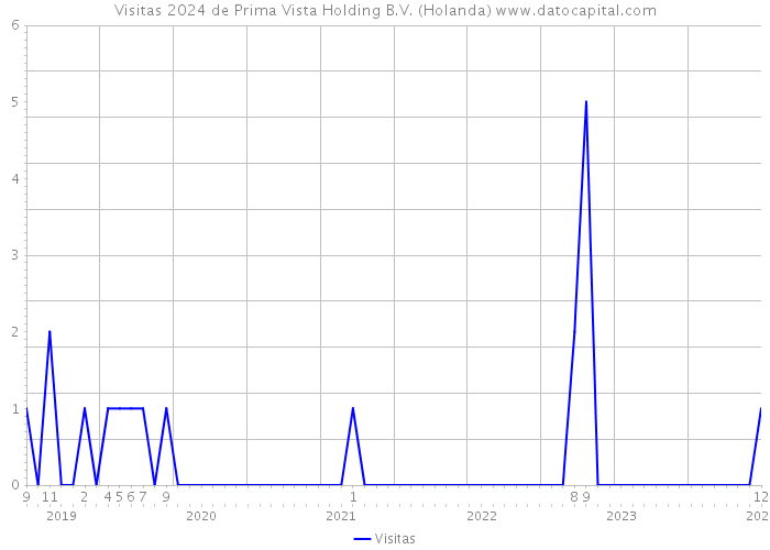 Visitas 2024 de Prima Vista Holding B.V. (Holanda) 