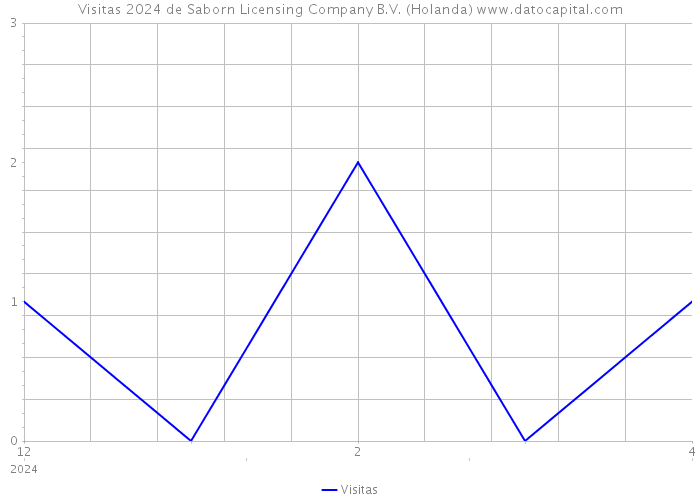 Visitas 2024 de Saborn Licensing Company B.V. (Holanda) 