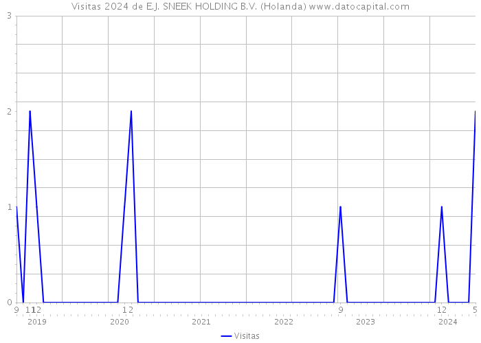 Visitas 2024 de E.J. SNEEK HOLDING B.V. (Holanda) 