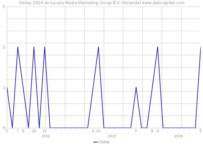 Visitas 2024 de Luxury Media Marketing Group B.V. (Holanda) 