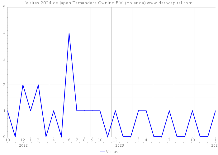 Visitas 2024 de Japan Tamandare Owning B.V. (Holanda) 