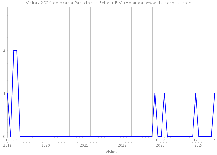 Visitas 2024 de Acacia Participatie Beheer B.V. (Holanda) 