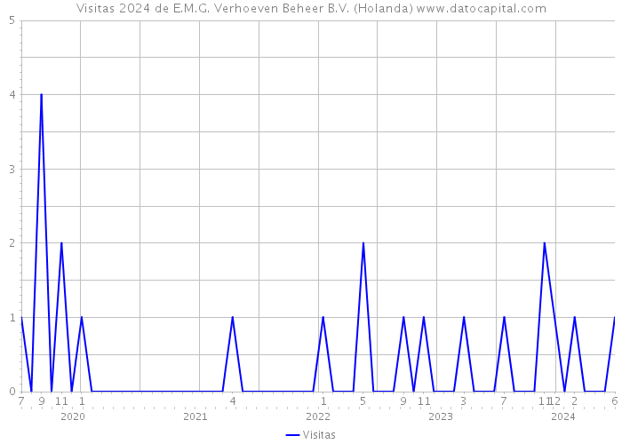 Visitas 2024 de E.M.G. Verhoeven Beheer B.V. (Holanda) 