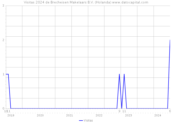 Visitas 2024 de Brecheisen Makelaars B.V. (Holanda) 