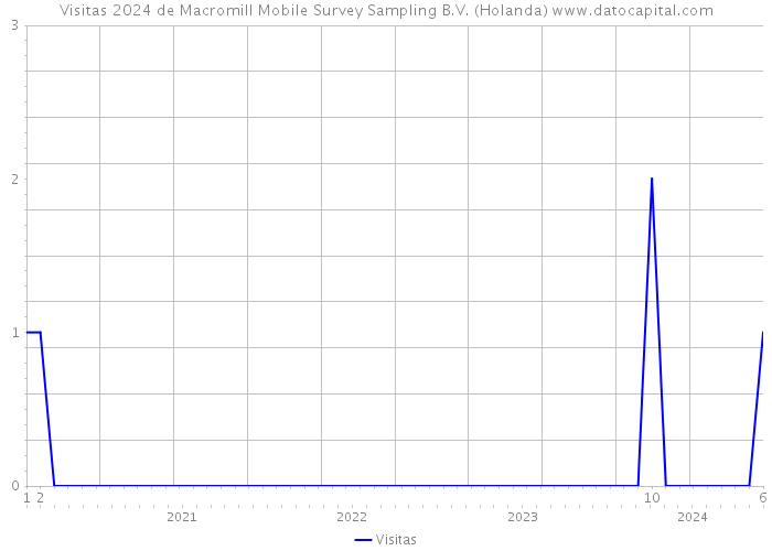 Visitas 2024 de Macromill Mobile Survey Sampling B.V. (Holanda) 