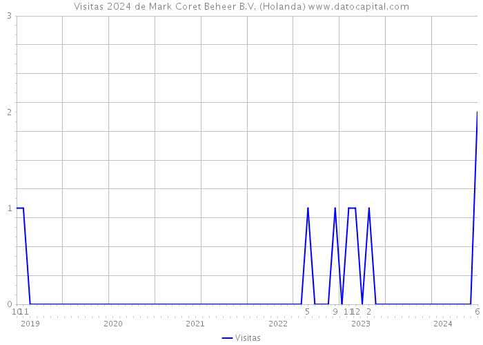 Visitas 2024 de Mark Coret Beheer B.V. (Holanda) 