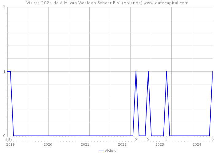 Visitas 2024 de A.H. van Weelden Beheer B.V. (Holanda) 