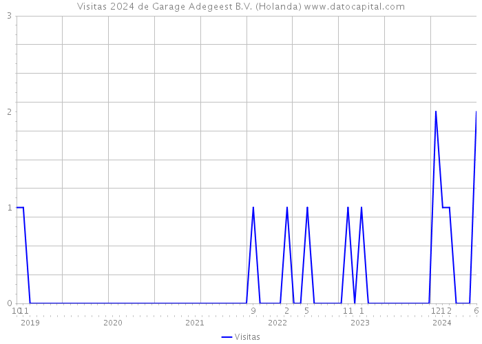 Visitas 2024 de Garage Adegeest B.V. (Holanda) 