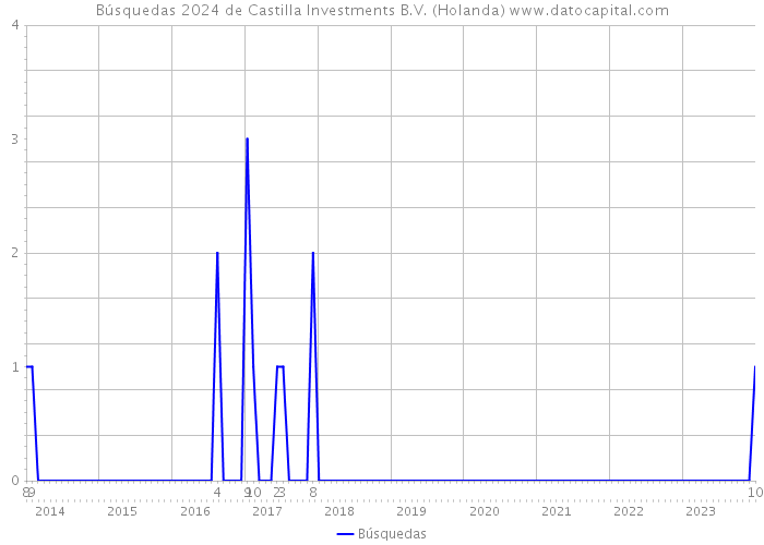 Búsquedas 2024 de Castilla Investments B.V. (Holanda) 