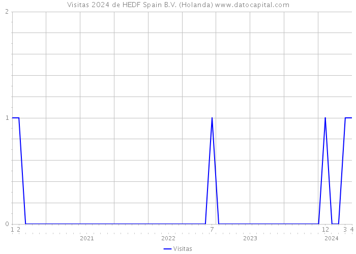 Visitas 2024 de HEDF Spain B.V. (Holanda) 