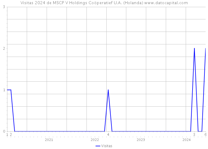 Visitas 2024 de MSCP V Holdings Coöperatief U.A. (Holanda) 