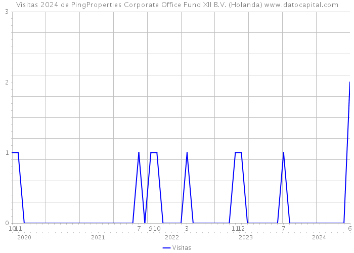 Visitas 2024 de PingProperties Corporate Office Fund XII B.V. (Holanda) 
