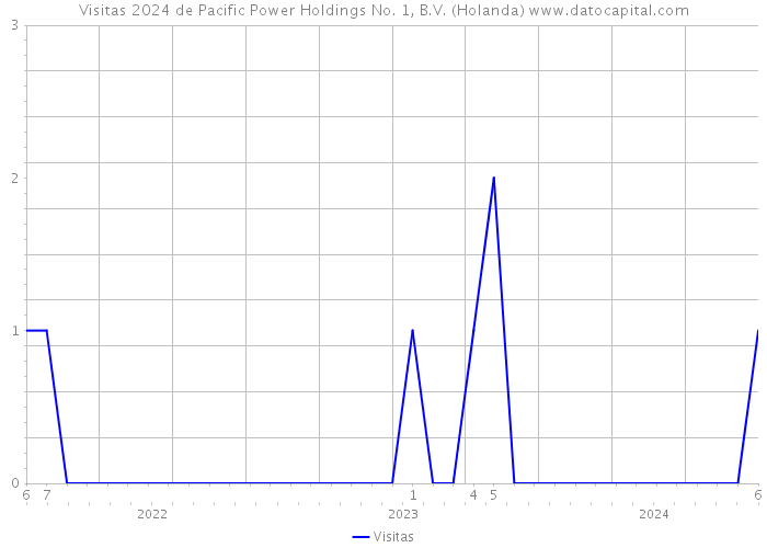 Visitas 2024 de Pacific Power Holdings No. 1, B.V. (Holanda) 