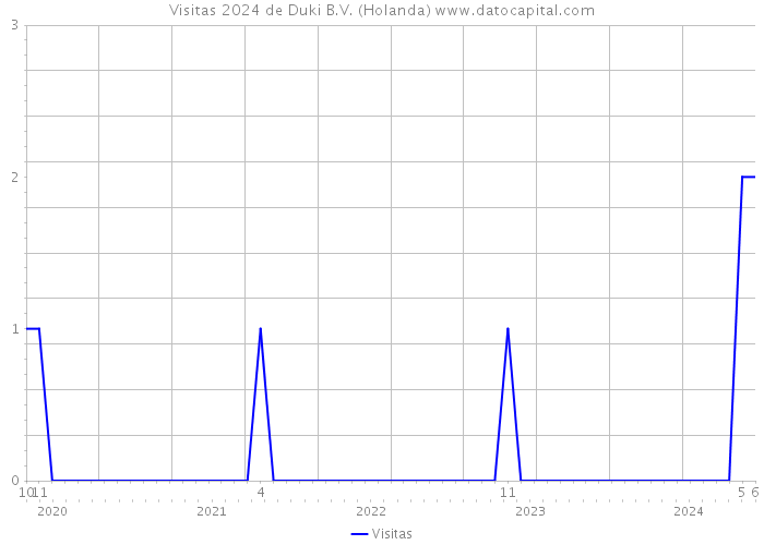 Visitas 2024 de Duki B.V. (Holanda) 