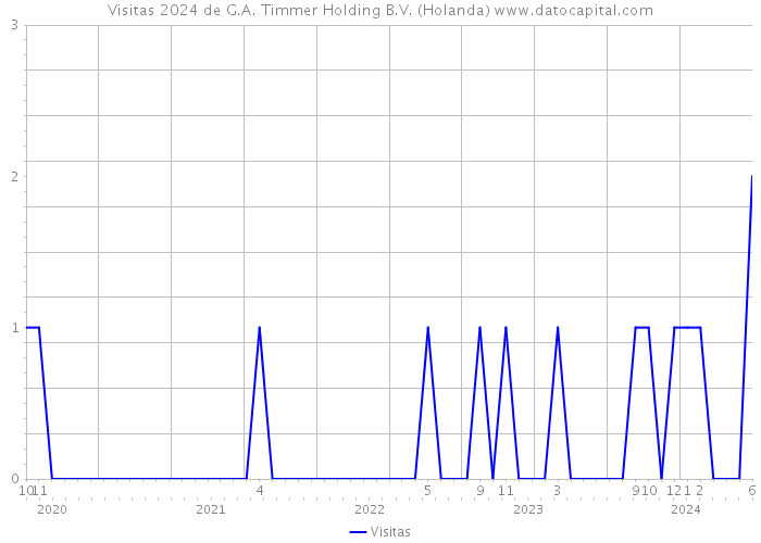 Visitas 2024 de G.A. Timmer Holding B.V. (Holanda) 