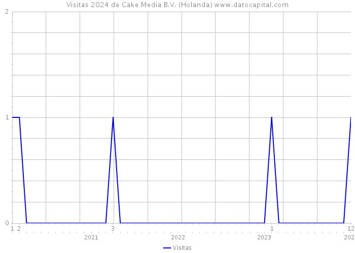 Visitas 2024 de Cake Media B.V. (Holanda) 