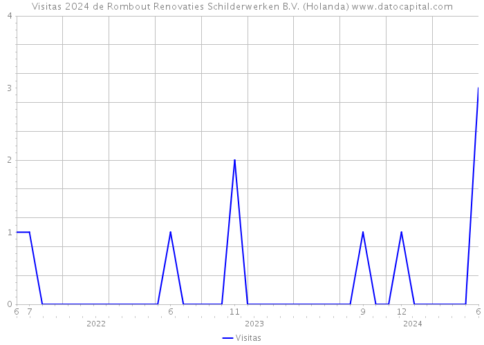 Visitas 2024 de Rombout Renovaties Schilderwerken B.V. (Holanda) 