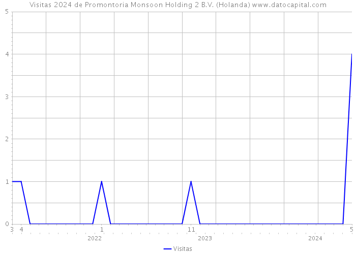 Visitas 2024 de Promontoria Monsoon Holding 2 B.V. (Holanda) 