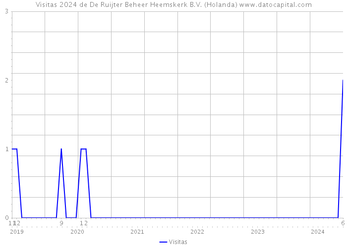 Visitas 2024 de De Ruijter Beheer Heemskerk B.V. (Holanda) 