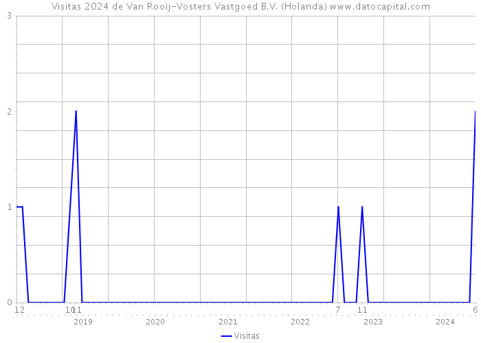 Visitas 2024 de Van Rooij-Vosters Vastgoed B.V. (Holanda) 