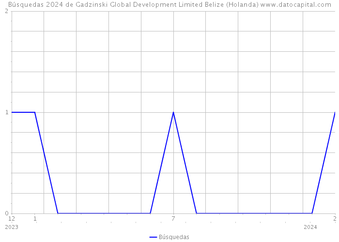 Búsquedas 2024 de Gadzinski Global Development Limited Belize (Holanda) 