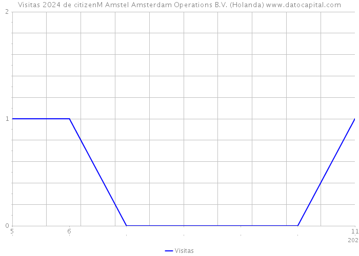 Visitas 2024 de citizenM Amstel Amsterdam Operations B.V. (Holanda) 